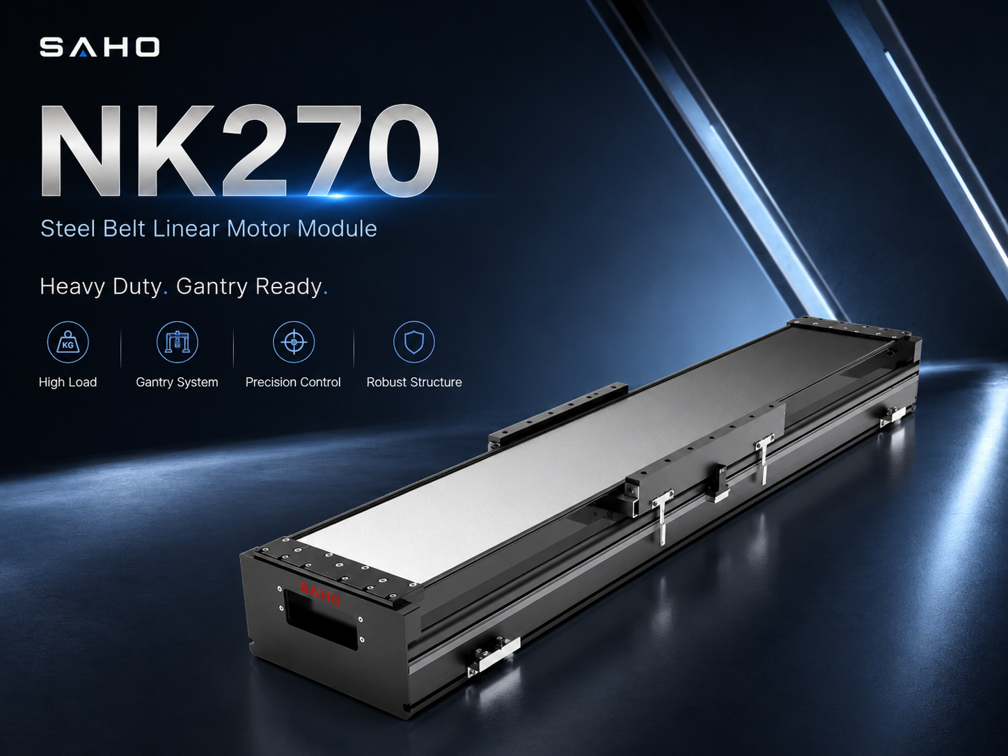 SAHO NK270 linear motor module for gantry automation