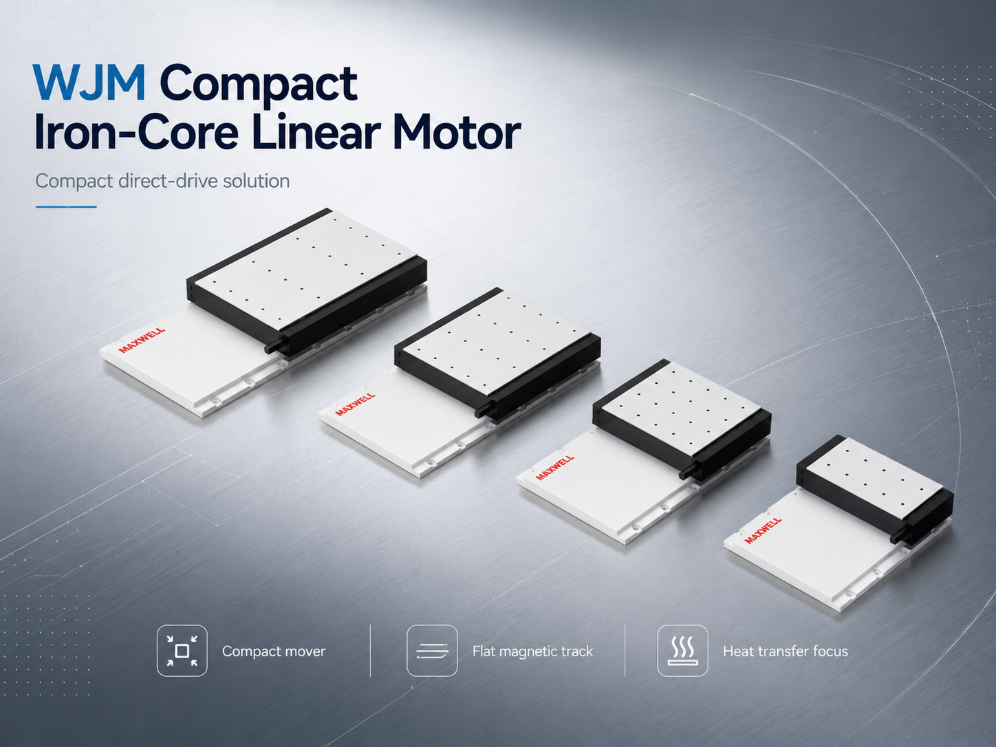 SAHO WJM compact iron core linear motor for thermal selection
