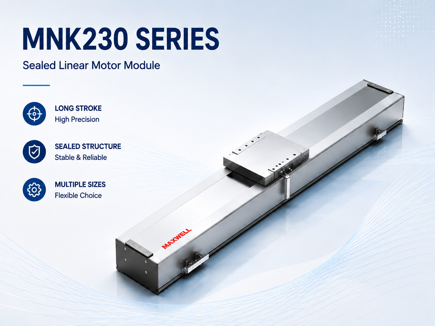 SAHO MNK Series linear motor module